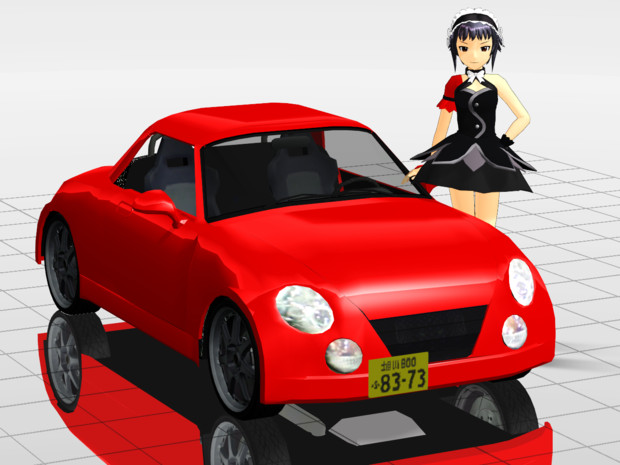 【赤肩】黒ちゃんとコペン進捗その2【MMDモータースポーツ】