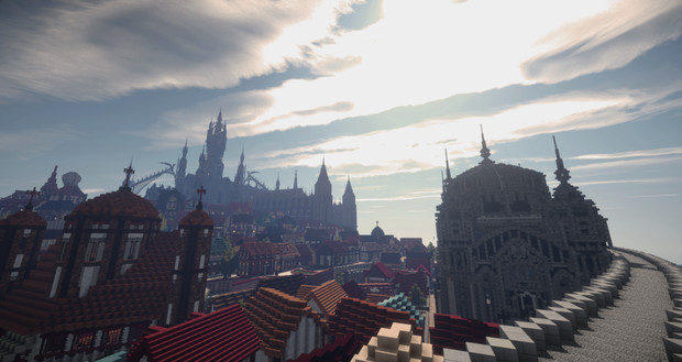 Minecraft 魔法都市 途中経過4 Nothdog さんのイラスト ニコニコ静画 イラスト