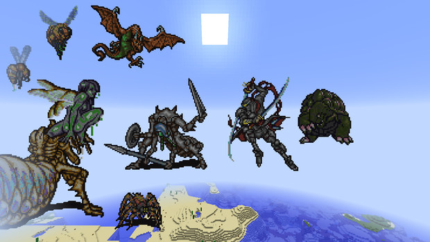 Minecraft 地球防衛軍４支援絵的な何か マインクラフト ツカサ さんのイラスト ニコニコ静画 イラスト