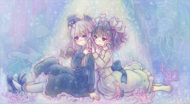 アクアリウムな女の子 半透明なまこ さんのイラスト ニコニコ静画 イラスト