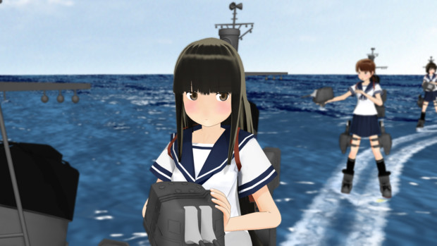 Mmdモデル配布 特型駆逐艦 初雪 Mmd艦これ Rgm さんのイラスト ニコニコ静画 イラスト