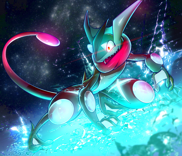 最終ステージに挑む悪ゲッコウガ Kickt Yan さんのイラスト ニコニコ静画 イラスト