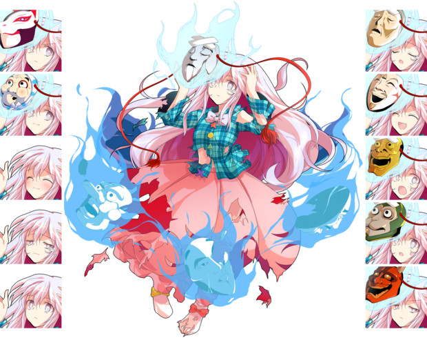 やられこころちゃん立ち絵 表情差分 はるか さんのイラスト ニコニコ静画 イラスト