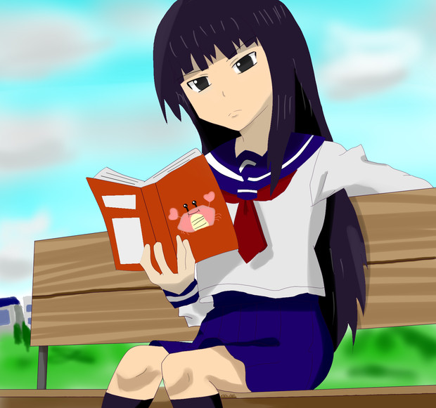 本読む文学少女 かに ごえ さんのイラスト ニコニコ静画 イラスト