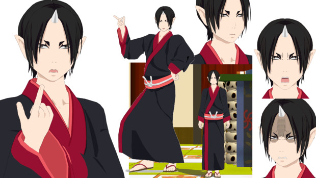 Mmd鬼徹 鬼灯 自作モデル Ym さんのイラスト ニコニコ静画 イラスト