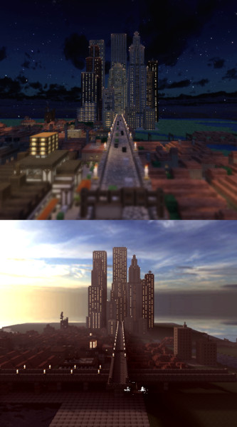 【Minecraft】ミニチュア都市 その３