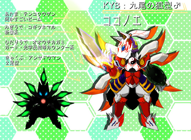 Kyb 九尾の狐型 ココノエ 鐵大和 ｸﾛｶﾞﾈﾔﾏﾄ さんのイラスト ニコニコ静画 イラスト