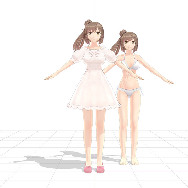 2023/05/16【MMDモデル配布】さとうささらさんVer.95.00