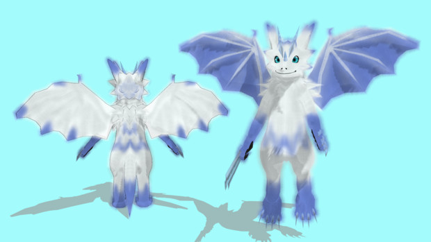 Mmd チコリ ちびドラゴン 配布 睡犬 ーwー Zzz さんのイラスト ニコニコ静画 イラスト