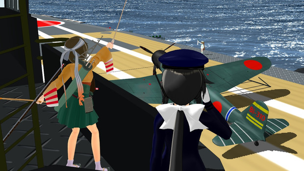 Mmd艦これ 友永隊 頼んだわよ まりりん さんのイラスト ニコニコ静画 イラスト