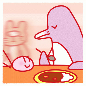 ペンギンとおんぷくんがひたすらカレー 二色 鯉 さんのイラスト ニコニコ静画 イラスト