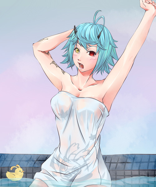 濡れバスタオル さの さんのイラスト ニコニコ静画 イラスト