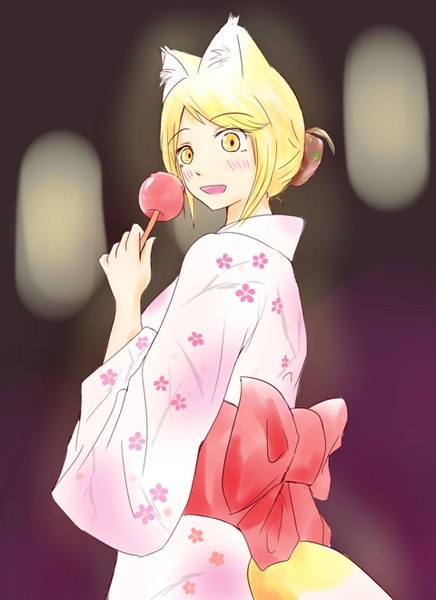 浴衣とりんご飴 Ryo さんのイラスト ニコニコ静画 イラスト