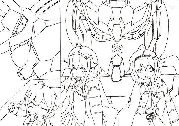 大鯨 龍鳳 ユニコーンガンダム クロノス さんのイラスト ニコニコ静画 イラスト