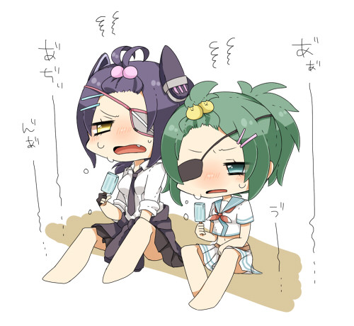 木曾と天龍 もちごめ さんのイラスト ニコニコ静画 イラスト