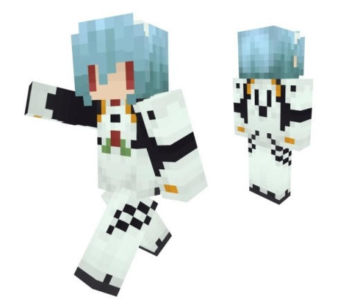 Minecraft 綾波レイ 新世紀エヴァンゲリオン 三久 さんの