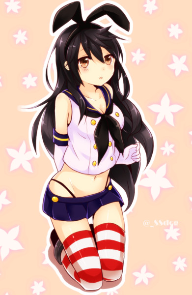 榛名が島風の服を着たようです うみの さんのイラスト ニコニコ静画 イラスト