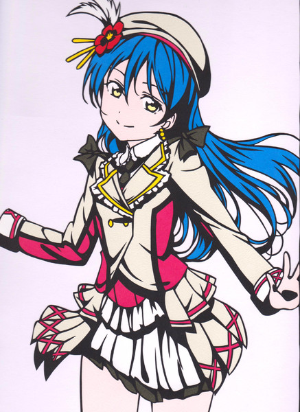 切り絵 ラブライブ それは僕たちの奇跡 海未ちゃん ふじのん さんのイラスト ニコニコ静画 イラスト