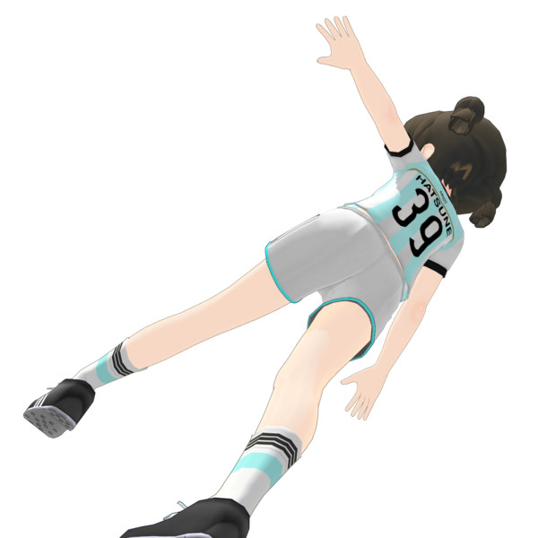 Mmd 初音選手のスーパーシュート あるへんてぃーな まりりん さんのイラスト ニコニコ静画 イラスト