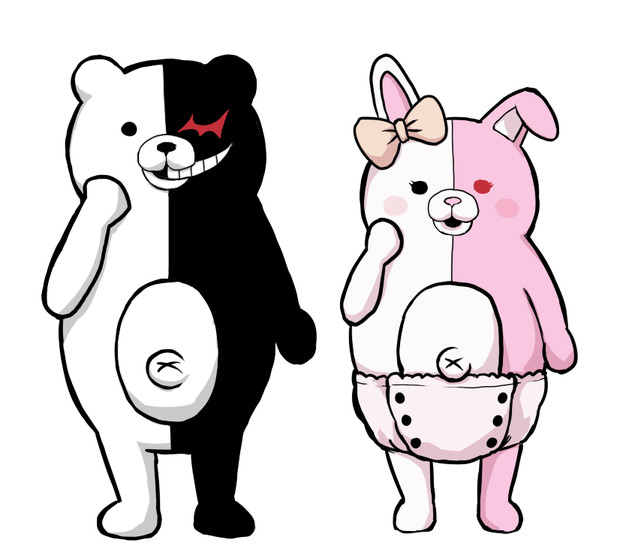 モノクマとモノミ Unnen さんのイラスト ニコニコ静画 イラスト