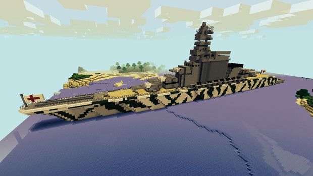 戦艦 作ってみた２ マインクラフトpe 柊良紀 さんのイラスト ニコニコ静画 イラスト