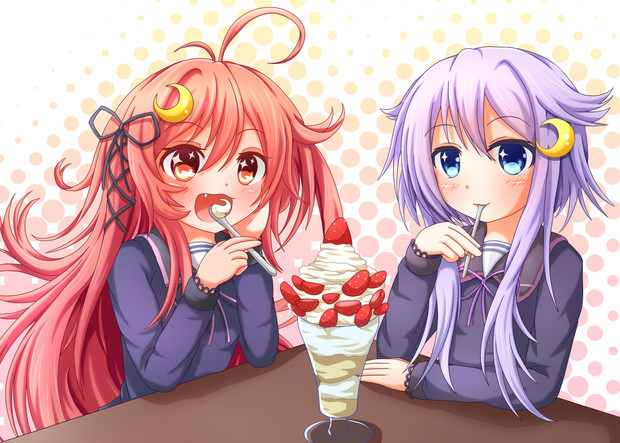 パフェを食べるやようづ シルズ さんのイラスト ニコニコ静画 イラスト