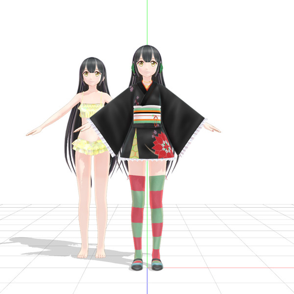 2018/05/30【MMDモデル配布】寿音つるさんVer.6.00