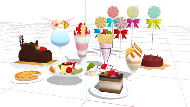 洋菓子 飲料セット12 13 追憶の3rdseason さんのイラスト ニコニコ静画 イラスト