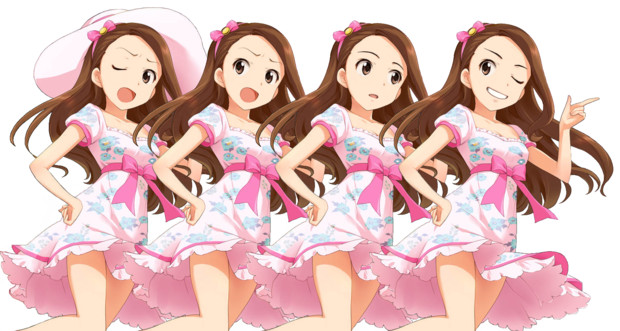 水瀬伊織〔高飛車お嬢様〕の立ち絵…のような物です。 / たこ