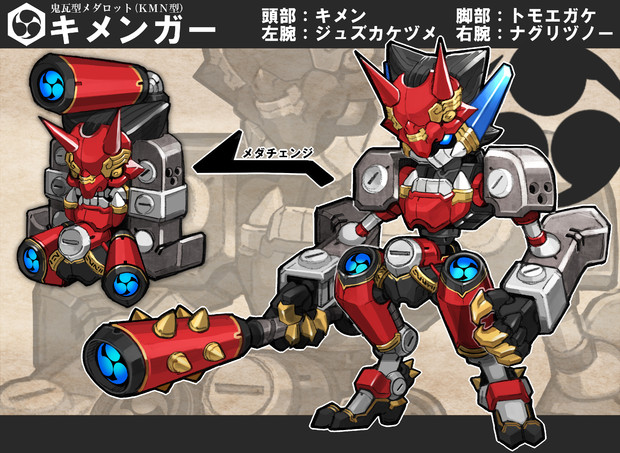 鬼瓦型メダロット げってゐ さんのイラスト ニコニコ静画 イラスト