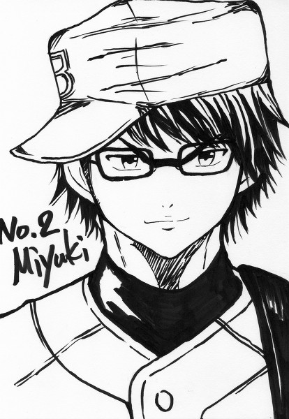 御幸先輩 ニコニコ静画 イラスト