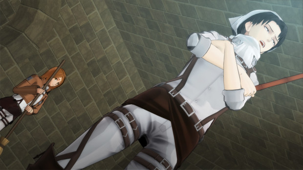 進撃のmmd １５話のお掃除シーン その後イメージ ２ メトア さんのイラスト ニコニコ静画 イラスト