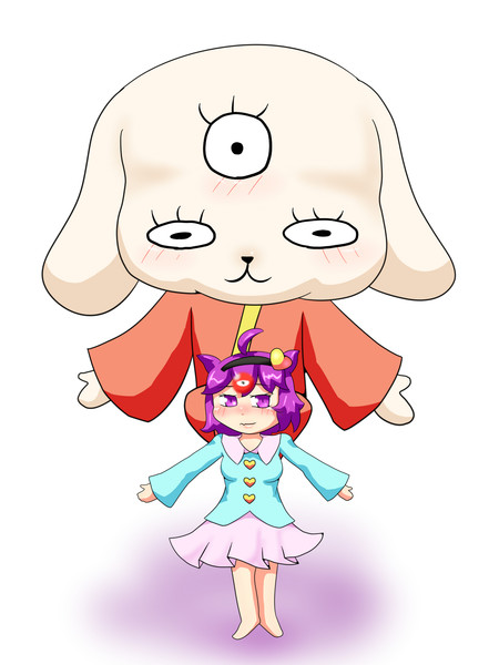 さとりちゃんとさとりさまん あぷさらす さんのイラスト ニコニコ静画 イラスト