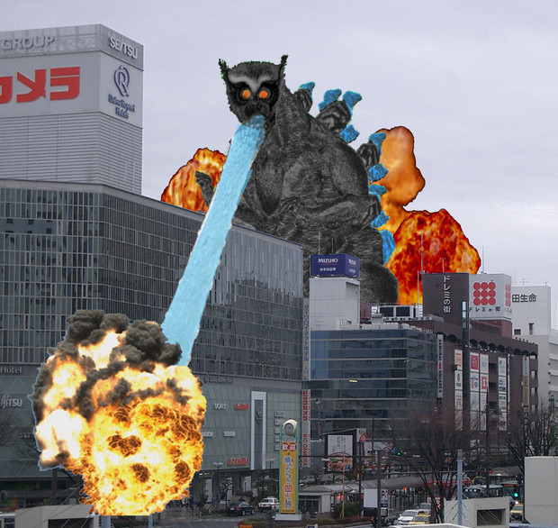 都市を破壊する淫夢くん セーラム さんのイラスト ニコニコ静画 イラスト