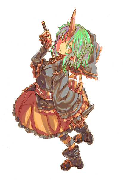 一本角な人 ち さんのイラスト ニコニコ静画 イラスト