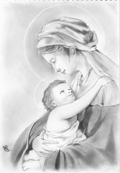 聖母マリア ニコニコ静画 イラスト