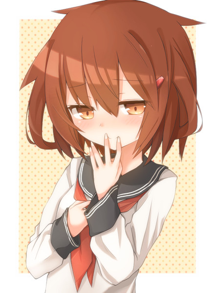 雷ちゃんの照れ笑いが天使だったので つかふぃ さんのイラスト ニコニコ静画 イラスト