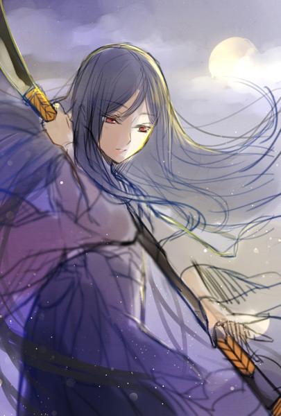 薙刀少女 甘徒兎 カカオ さんのイラスト ニコニコ静画 イラスト