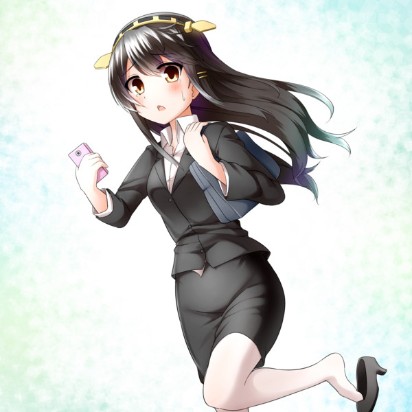 榛名は 就活 大丈夫です 彼方ノナメ さんのイラスト ニコニコ静画 イラスト