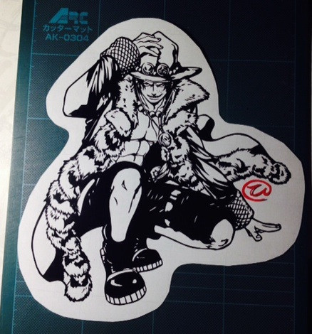 切り絵「ONE PIECE」