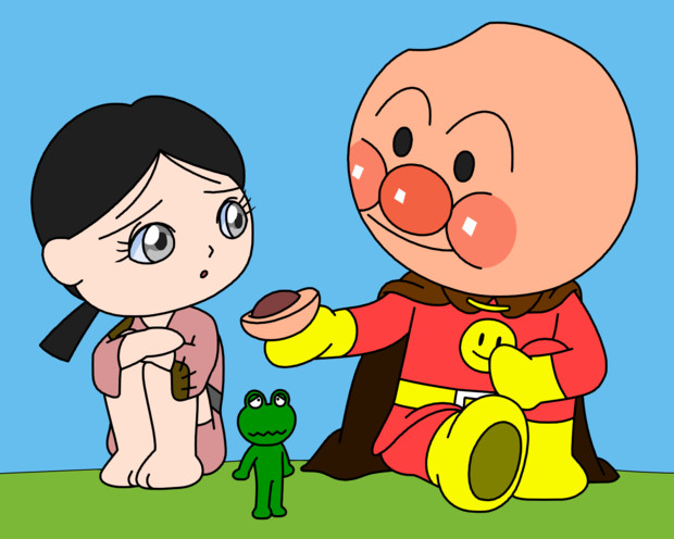 アンパンマンとかつえさん B ｓｄ７ さんのイラスト ニコニコ静画 イラスト