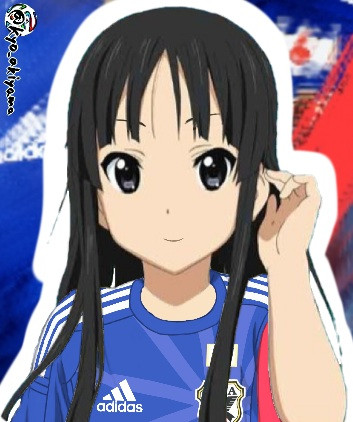 日本代表 14 15h X 秋山澪 けいおん 秋山京一 さんのイラスト ニコニコ静画 イラスト