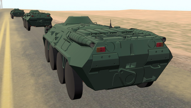 BTR-80製作中