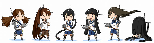 しばふ型駆逐改二予想 ミモザ さんのイラスト ニコニコ静画 イラスト