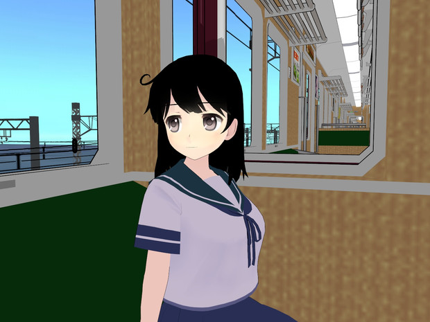 阪急電車の車窓から 高槻みさき さんのイラスト ニコニコ静画 イラスト