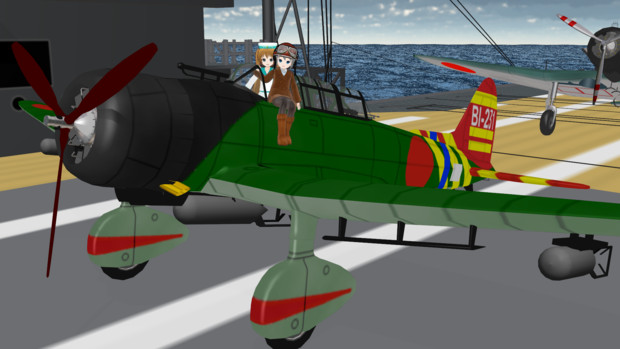 Mmd艦これ 窮々棺桶と妖精さん 脚が可愛いのよ 脚が まりりん さんのイラスト ニコニコ静画 イラスト