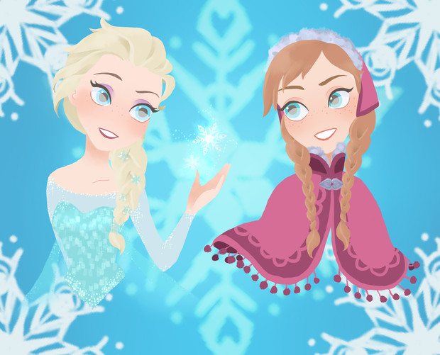 エルサとアナ たすぽ さんのイラスト ニコニコ静画 イラスト