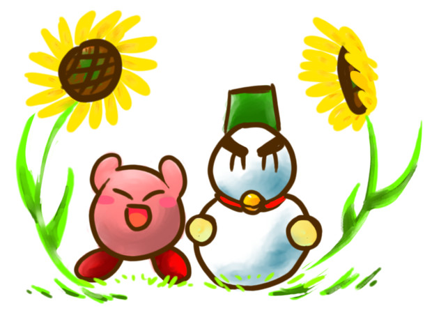 カービィとチリー ことり さんのイラスト ニコニコ静画 イラスト