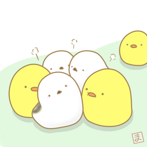 シマエナガ ニコニコ静画 イラスト