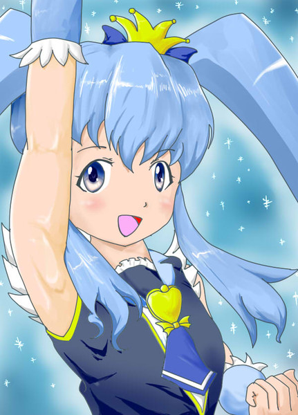 天空に薫る一本の腋 キュアプリンセス 電こうそp さんのイラスト ニコニコ静画 イラスト
